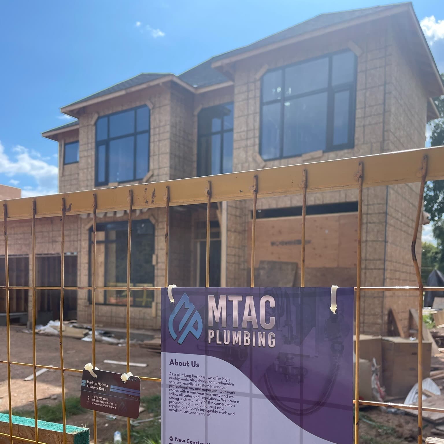 Construction Plumbing Services